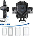 Manords Car Phone Mount Holder for Dashboard Windshield, Compatible with All iPhone & Android Cell Phones, Black