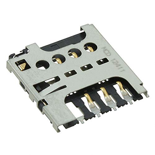 Molex - 0787270001-7 (6 + 1) Position Card Connector Micro SIM Surface Mount,