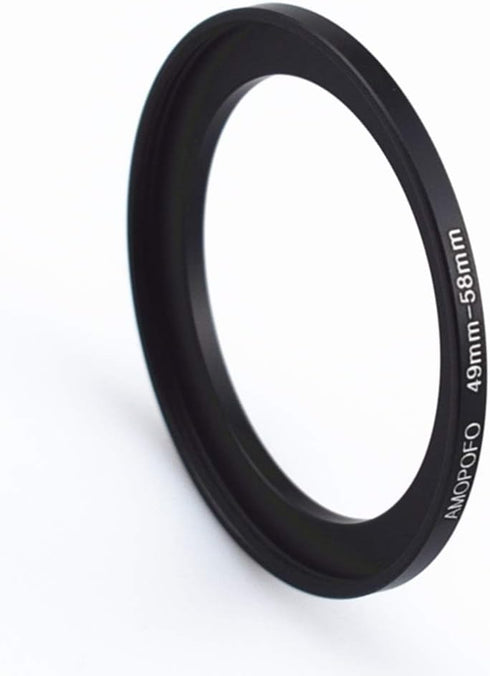 Universal 49-58mm Step Up Ring Filter Adapter for UV, ND, CPL, Metal Step Up Ring