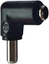5Pcs DC Power Connector Adapter 90 Degree Angle 5.5mm x 2.5mm Male Plug to 5.5mm x 2.1mm Female Jack Coupler