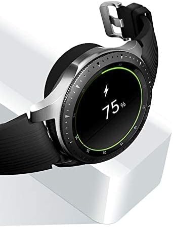 Portable USB Wireless Charger Keychain for Samsung Galaxy Watch 8 7 6 5 Accessories (Black)