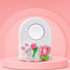 zougon Cute White Rabbit Tulip Charger Stand for Apple Watch Series, Silicone Desk Stand Holder for iWatch, Cute iWatch
