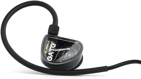 Fanmusic TRUTHEAR GATE Cost-Effective Dynamic Driver In-Ear Headphone with 0.78 2Pin Cable (Black, no mic)