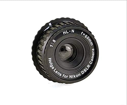Holga HL-N 60mm f/8 Lens for Nikon DSLR Camera - Black