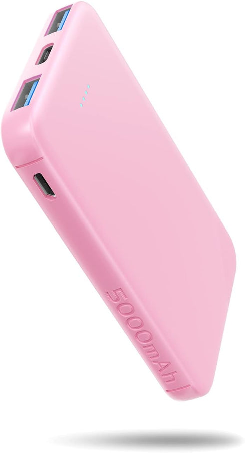VANYUST S22 Portable Charger, Power Bank, 5000mAh External Battery Pack for iPhone 15 14 13 12 11 X Samsung S22 S21
