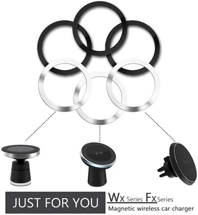 WYNK Universal Metal Rings - Compatible with Apple Magsafe Charger/Wallet/Battery Pack, 4 PCS for iPhone and Samsung