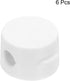 6Pcs 7mm MECCANIXITY Wire Cord Organizer Holder,White Self Adhesive Magnetic Cable Clips for Cable Desk Charging