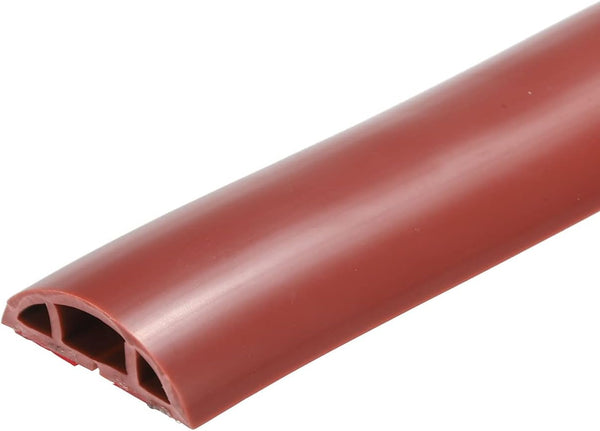 PATIKIL Floor Cord Cover - 10ft Red Cable Protector Hider for Home Office, Self Adhesive Extension Cable Management