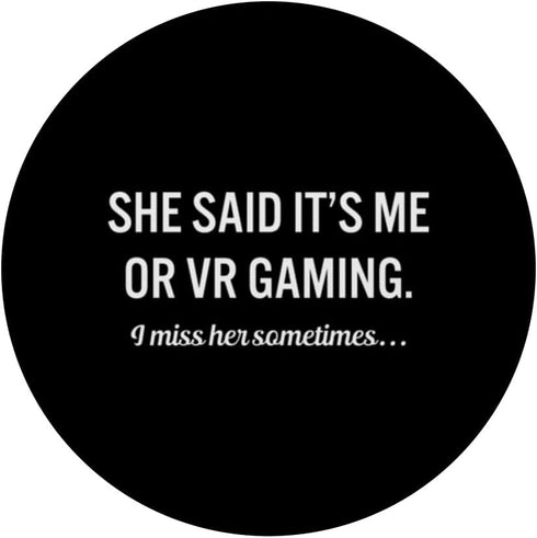 Funny Hobby VR Gaming Quote Guy Saying, PopSockets Standard PopGrip