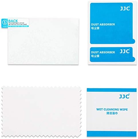 JJC Anti-Scratch Tempered Glass Screen Protector for Fujifilm X100VI, X100V, X-T4, X-E4 Digital Camera