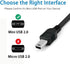 H1 H2 H4 H4N H5 H6 Master Cables Replacement USB Cable for Zoom Handy Portable Digital Audio Recorder - High-Speed Data