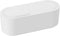 D-Line Cable Management Box, Power Strip Holder & Desk Cord Organizer, Small White Cover for Office Cords