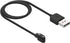 Black Compatible Da Fit Smart Watch Charger, Replacement USB Charging Cable 3.3 Ft for Smart Watch with Da Fit App