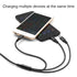 Puxnoin Multi Charging Cable, 4Pack Multi Charger Cable Short 1FT Braided Universal 3 in 1 Multiple USB Cable Charging