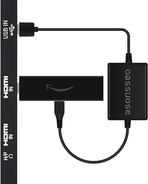 USB Power Cable Adapter for Fire TV Stick, Powers Streaming TV Sticks Directly from TV USB Port