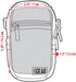 USA Gear Compact Camera Case for Point & Shoot with Accessory Pockets, Rain Cover & Shoulder Strap