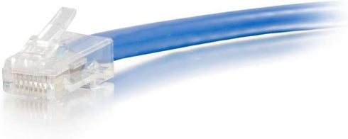 C2G 04085 Cat6 Cable, Non-Booted Unshielded Ethernet Network Patch Cable, Blue, 1 Foot