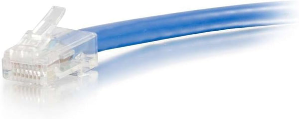C2G 04085 Cat6 Cable, Non-Booted Unshielded Ethernet Network Patch Cable, Blue, 1 Foot