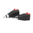 Lollipop Speaker Wire Cable to Audio Male RCA Connector Adapter, 10pcs/Set