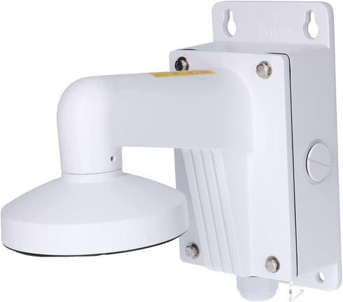 WMS WML DS-1273ZJ-140B PC140B PT6 Outdoor Indoor Wall Mount Bracket for Hikvision Dome Camera, White