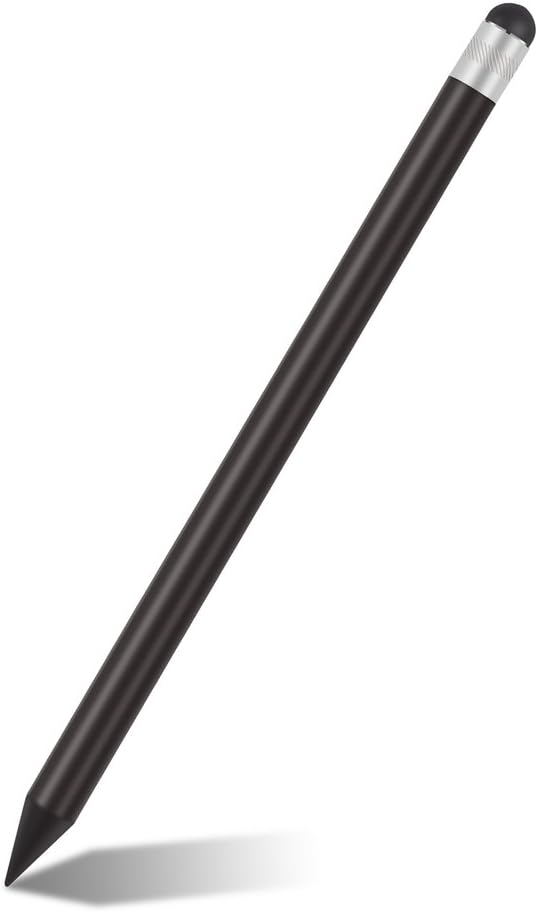 Universal Replacement Capacitive Touch Screen Stylus Pen for Mobile Phones and Tablets, Rubber Nib Support Click, Drag,