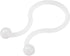 uxcell Nylon Reusable Twist Tie Cable Clips - White 10mm x 30pcs, 14mm x 20pcs