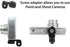Universal Smartphone Holder w/GoPro Style Mount Attachment, Tripod Adapter & Screw Adapter for Any Phone, Connect to