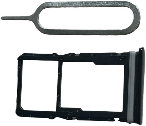 zhxchzhi 7 5G TMRV07P5G SIM Card Tray SD Card Tray Holder Slot +pin Compatible with Revvl PRO Parts Black
