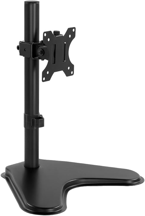 KKTONER Single Computer Monitor Stand Metal Base Free Standing Desk Vesa Mount
