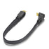 URWOOW 90 (1 Flat Slim High Speed HDMI Male to Male Extension Cable Degree Down Angle Feet) Adapter Converter Cable