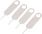 Beaupretty 100pcs Universal Sim Tray Eject Pin Tool Set Hard Steel Mobile