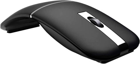 WFB Bluetooth Wireless Mouse for Laptop, Foldable Arc 180° Rotating Silent Click Portable Curved Computer Mice for