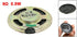uxcell a12030700ux0838 1.4" Diameter Aluminum Shell Round Slim Internal Magnet Speaker 8 Ohm 0.5W