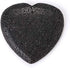 Black Lava Stone Heart Phone Grip - Essential Oil Diffuser Collapsible Holder for Smartphone and Tablet