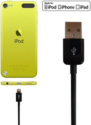 RND 1.5FT Apple Certified Lightning to USB Cable for iPhone, iPad, iPod - Black (Xs, XR, 8, Pro, Air, Mini)