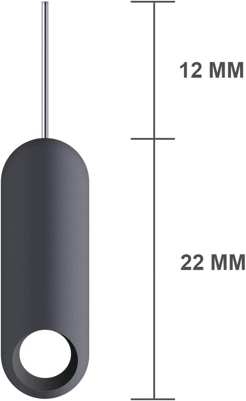 2 Pack SIM Card Pins with Keychain Hole - Universal Sim Card Tray Removal Tool for iPhone,iPad & Samsung Smartphones