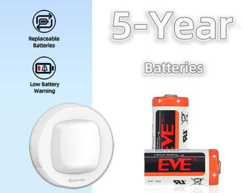 HEIMAN WiFi Smart Motion Sensor, Wireless Home Security PIR Motion Detector, Real-Time App Notifications