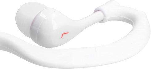 Swimming Headphones 3.5mm Plug, IP68 Waterproof Conduction Earbuds, Water Resistant for Running, Surfing, Diving - White