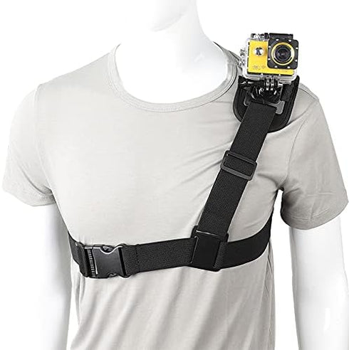 PellKing Single Shoulder Strap Mount for GoPro AKASO and Other Action Cameras