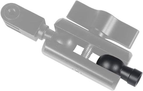 Aluminum 17MM Ball Head Mount, 1/4" Screw Male/Female Adapter for Action Camera, Phone Stand, GPS Holder