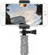 Universal Smartphone Holder w/GoPro Style Mount Attachment, Tripod Adapter & Screw Adapter for Any Phone, Connect to