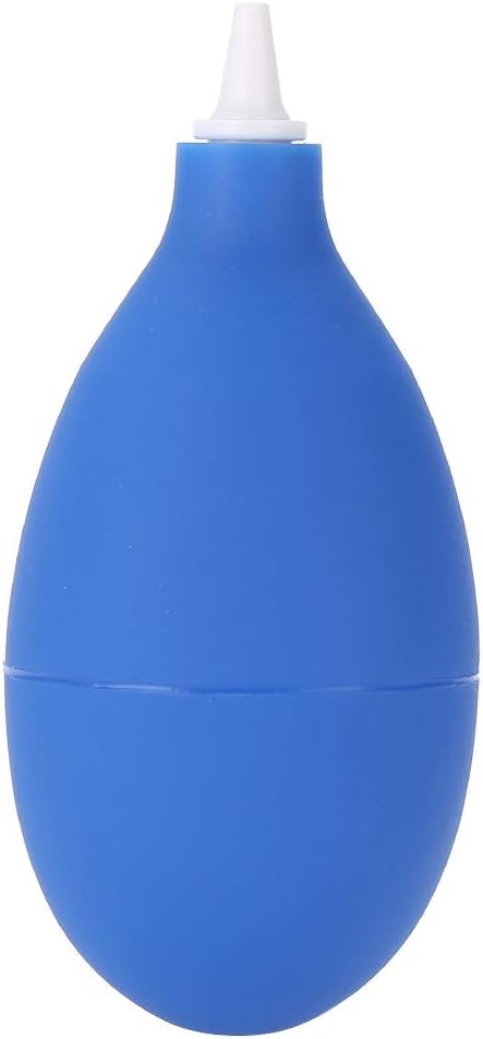 Dust Blower Pump Cleaning Tool for Camera, Watch, Phone, Keyboard, Lens Filter (Black/Blue)