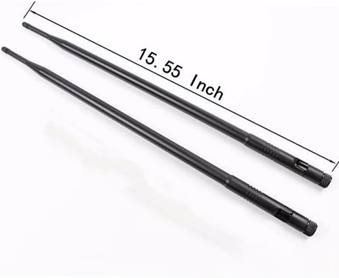 1.3ft 2X 10dBi WiFi Bluetooth Antenna, Dual Band Omni Directional Antenna 2.4Ghz/5Ghz RP-SMA Male for Wireless Wi-Fi