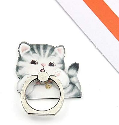 4Pcs Phone Ring Holder Stand - Cute Dogs Cats Butterfly Animal 360 Rotation Finger Grip Kickstand for