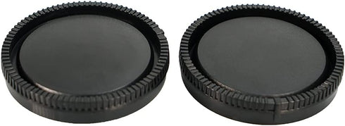 NIYI 2Sets Camera Body Cap and Rear Lens Cap Kit for Sony ENEX Mount Cameras and Lenses