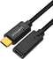 QiCheng&LYS USB C Extension Cable, Type C Male to Female - Thunderbolt 3 Extension Cable (0.3m)