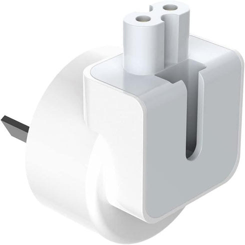 2 Pack AU Plug Duck Head Adapter for Apple MacBook, iPad, iPhone AC Power Wall Charger, White