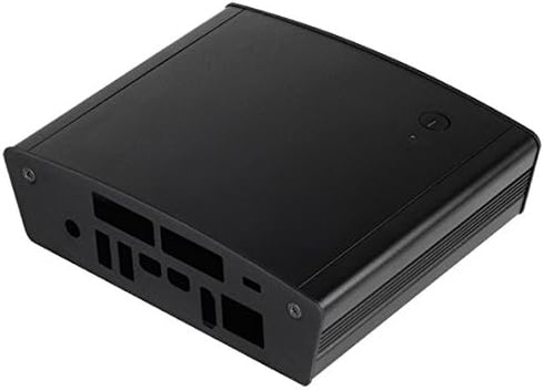 Silverstone Tek Premium Aluminum NUC Chassis with Pre-Assembled Heat Pipe, Wi-Fi Antenna, Bluetooth, 2X HDMI Ports