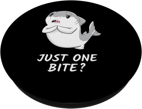 Only bite shark Shirt always Hungry Girlfriend Gift PopSockets PopGrip: Swappable Grip for Phones & Tablets PopSockets Standard PopGrip