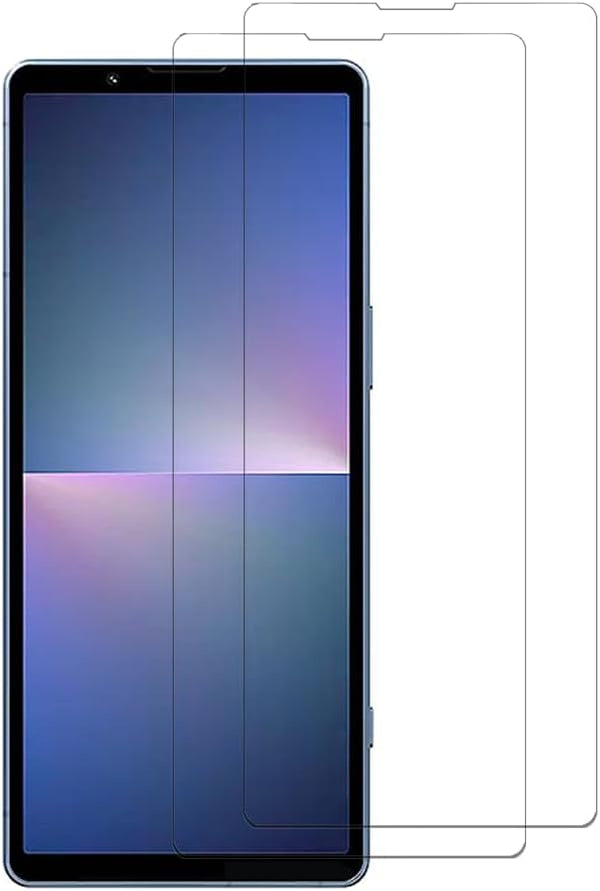 [2 PCS Screen Protector for Sony Xperia 5 V, Tempered Glass Protective Film 9H-Hardness Anti-Scratch No-Bubble